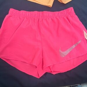 Nike Women's Bright Pink Athletic Shorts